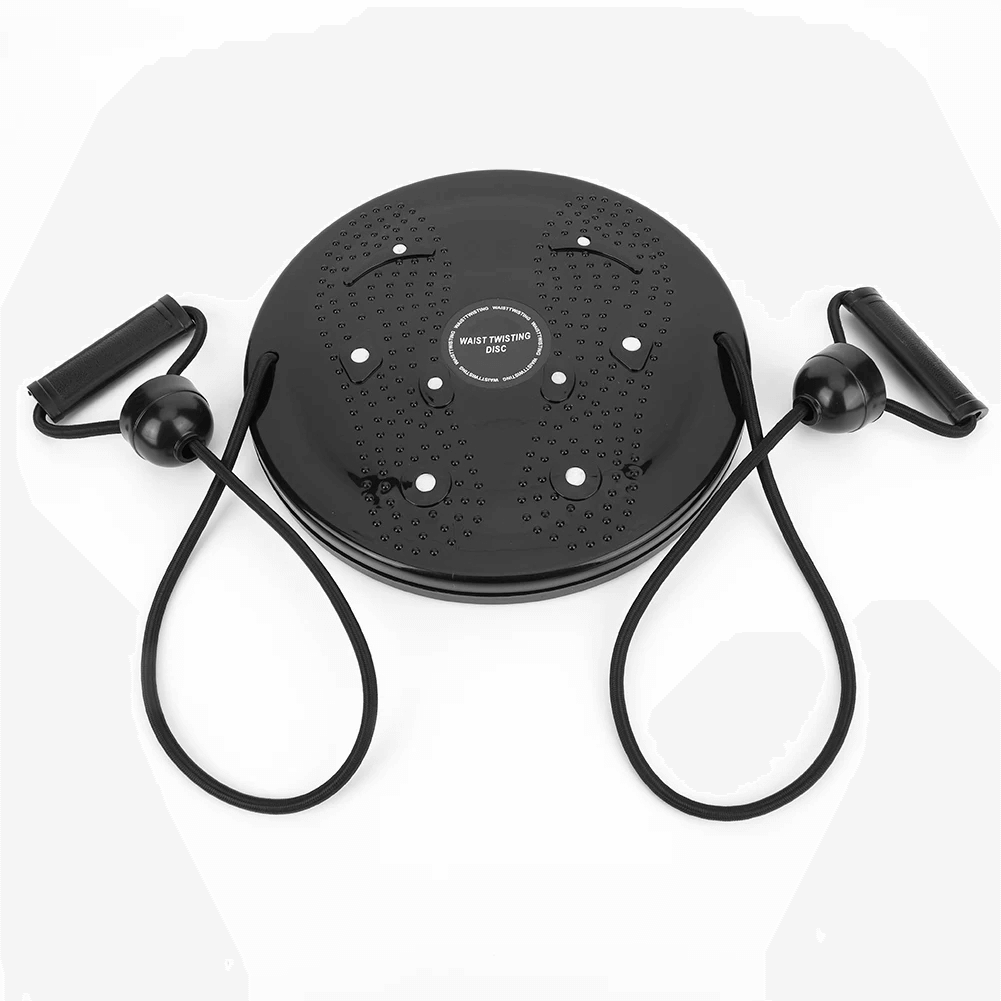 Twist waist disc with resistance bands for core training and balance improvement, featuring massage nodes and reinforced stability, model SF3224.
