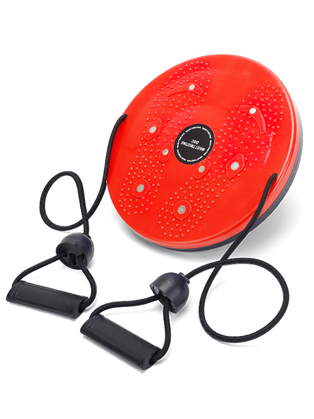 Twist waist disc with resistance bands, SF3224, for core training and balance, featuring massage nodes and 360° rotation.