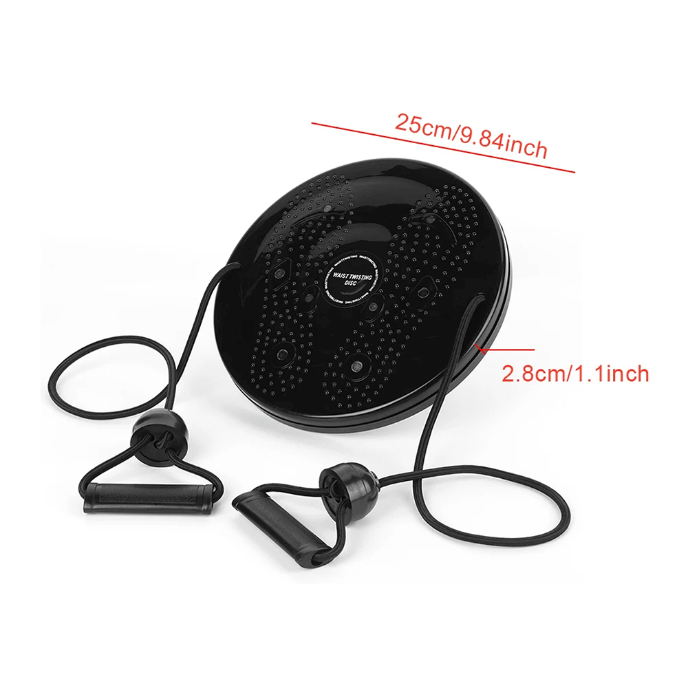 Twist Waist Disc with Resistance Bands SF3224 for core and balance training, 360° rotation with massage nodes and steel balls for stability.
