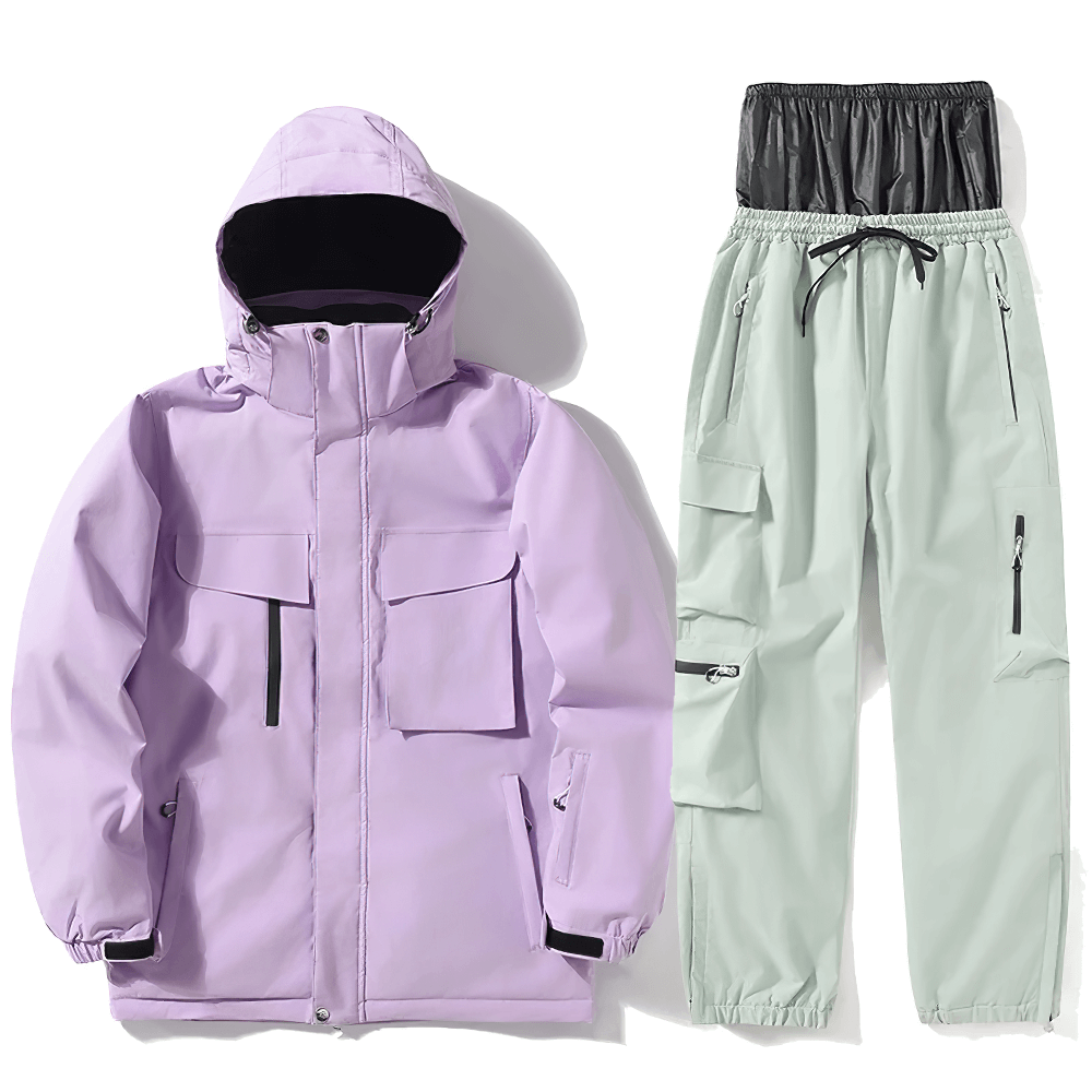 Unisex Breathable Skiing Jackets and Pants Set - SF2564