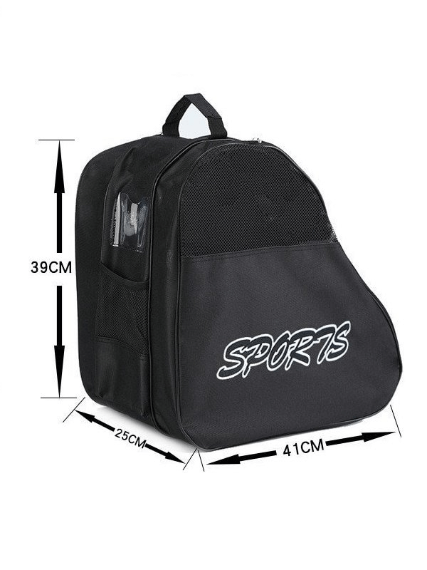 Unisex Portable Mesh Bag for Roller Skates with Additional Compartments - SF1486