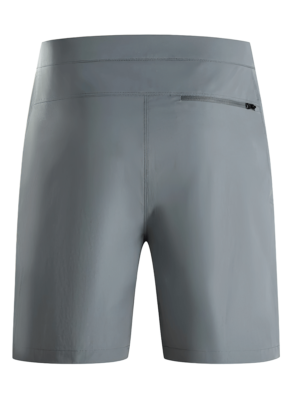 Alt Tag: Unisex Quick Dry Hiking and Trekking Trail Shorts - SF4461 grey quick-dry stretch shorts with zip pocket, adjustable waist