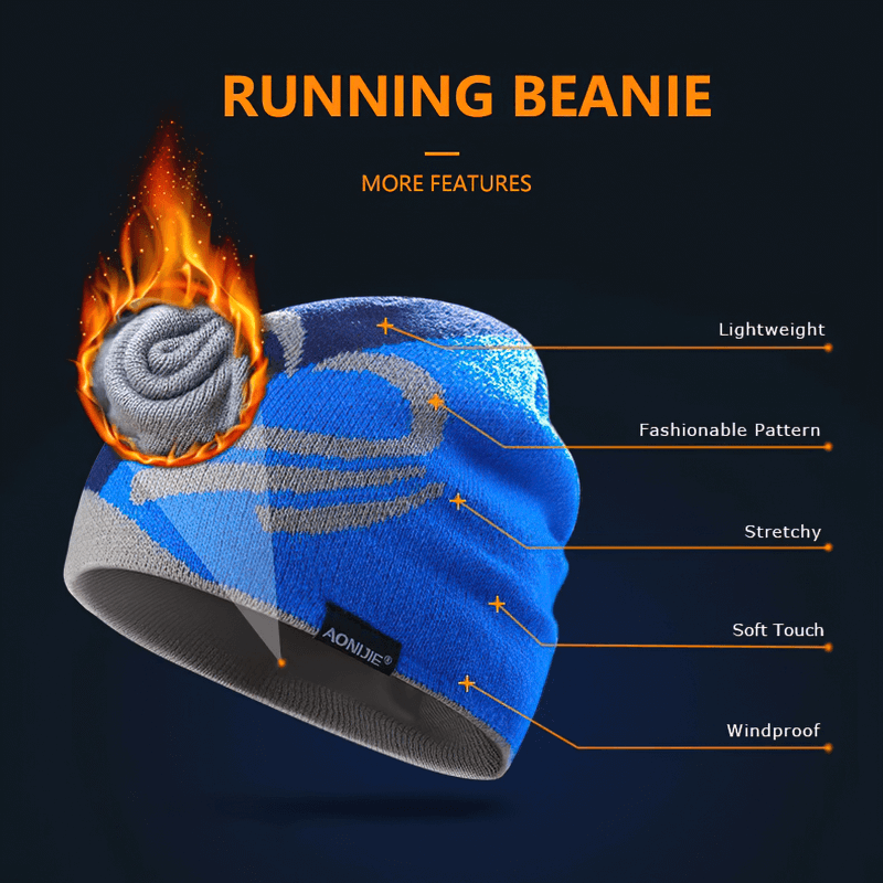 Unisex Warm Sports Knit Beanie For Running - SF1645