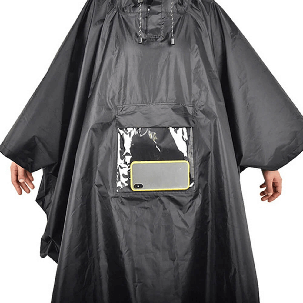 Unisex Waterproof Hooded Raincoat-Poncho - SF0419