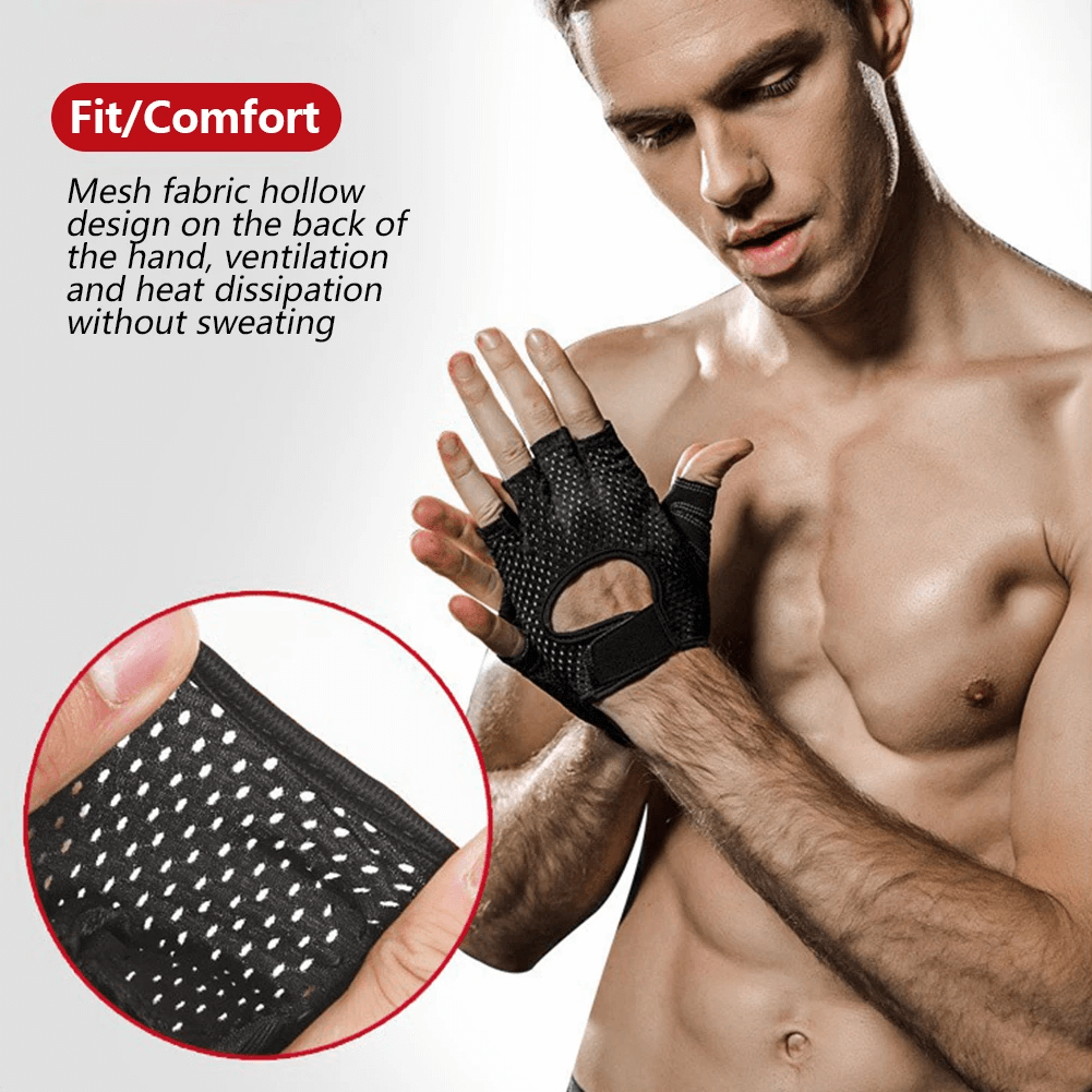 Unisex Weight Lifting Gloves with Breathable Mesh - SF2188