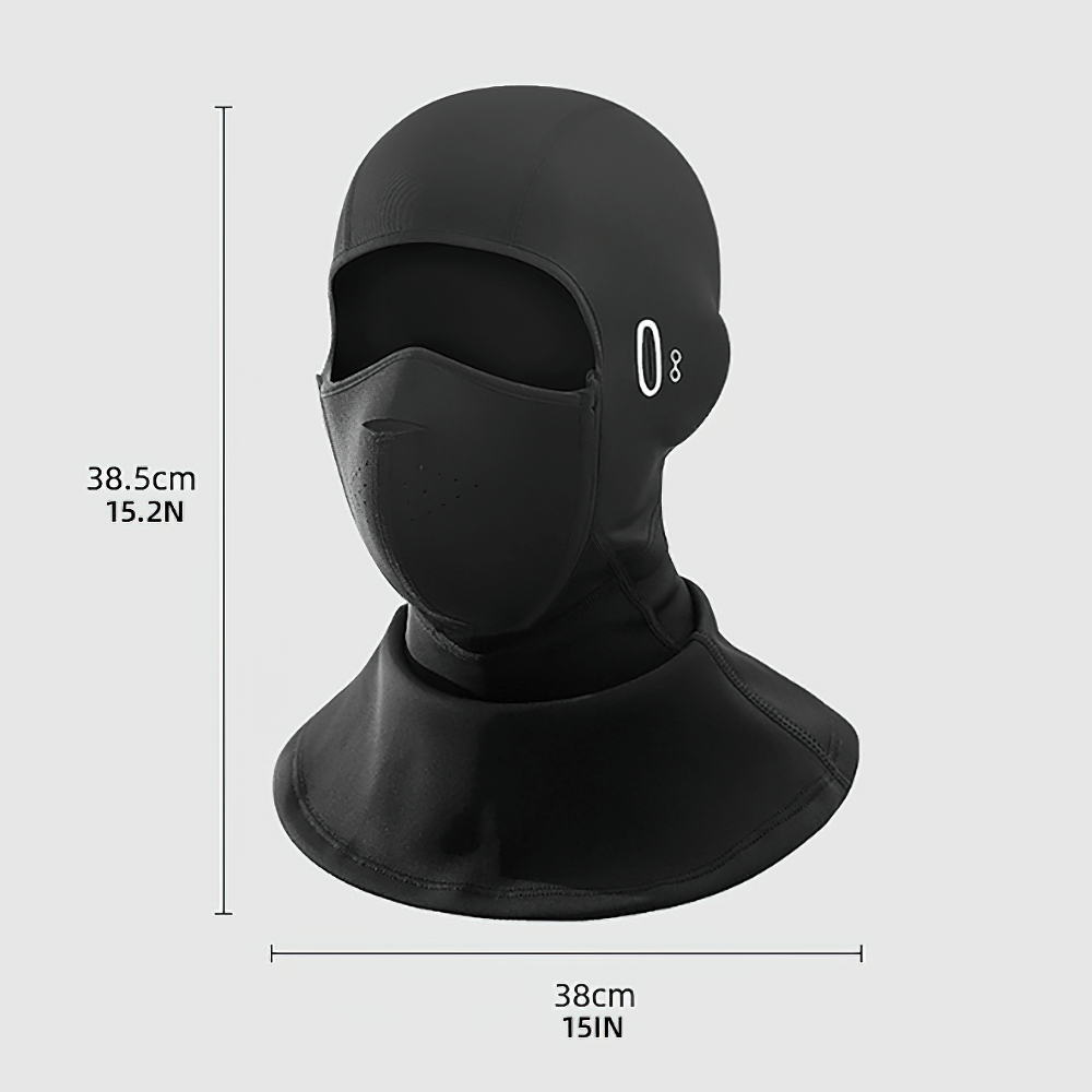 Unisex windproof cold protection face mask SF2501, ideal for winter sports, motorcycling and cycling, waterproof and warm.