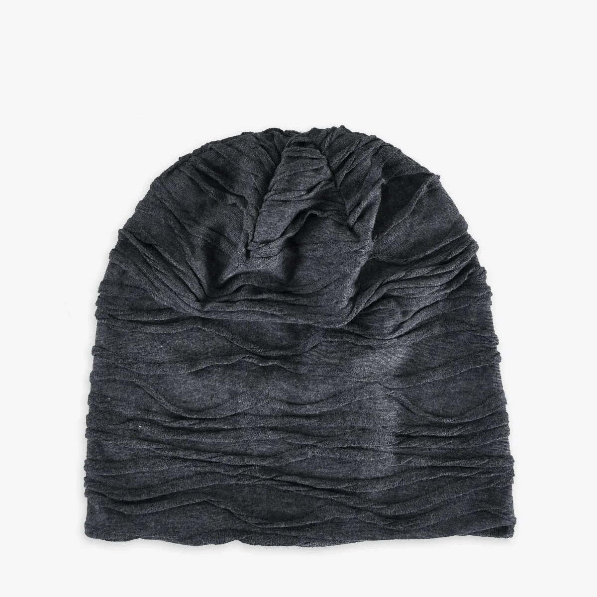 Unisex Windproof Warm Baggy Solid Beanie - SF1747