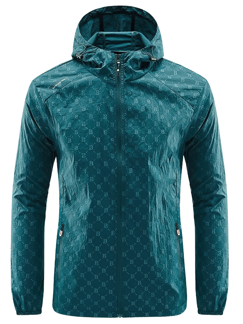 UV Sun Protection Thin Jacket with Letter B Print, SF1671