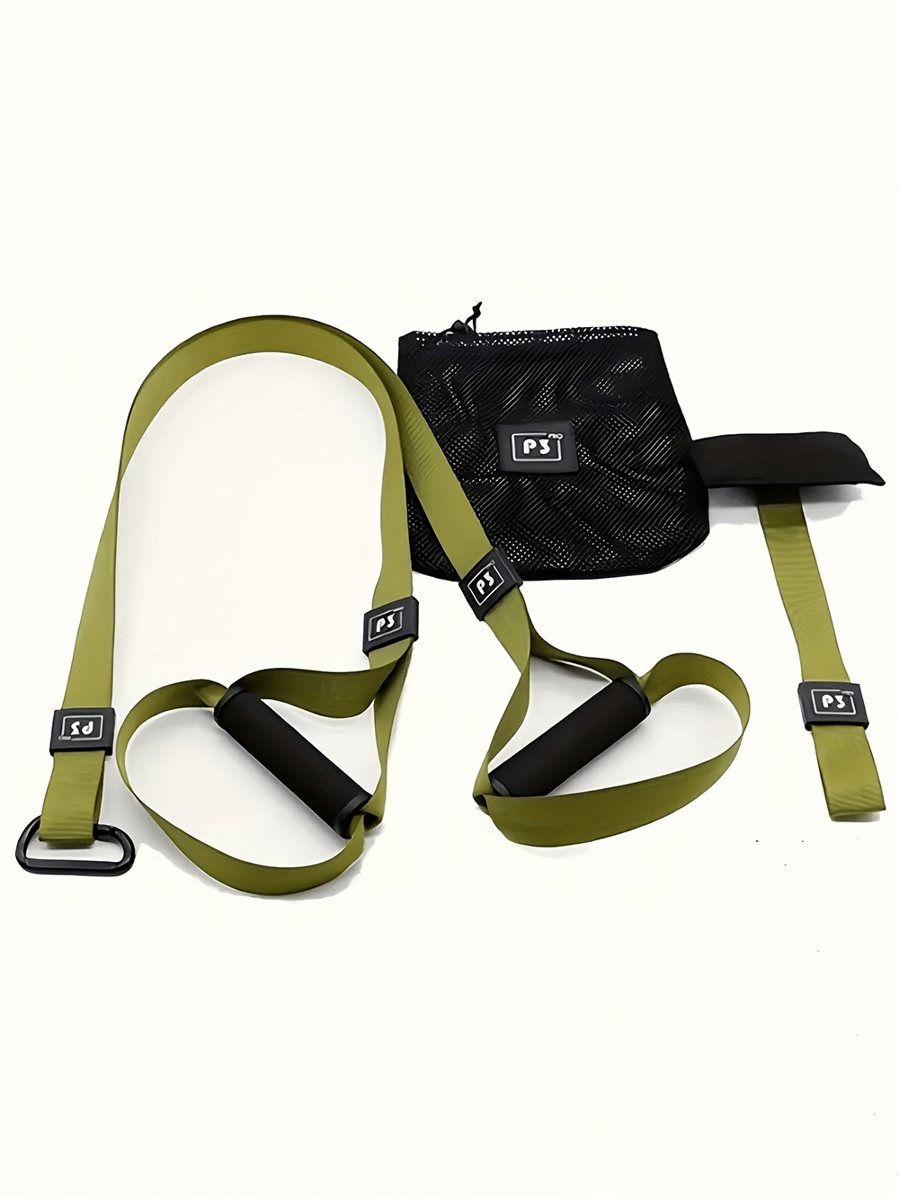 Versatile Fitness Training Suspension Strap SF2898 for Yoga and Pilates exercises with adjustable resistance tension band.