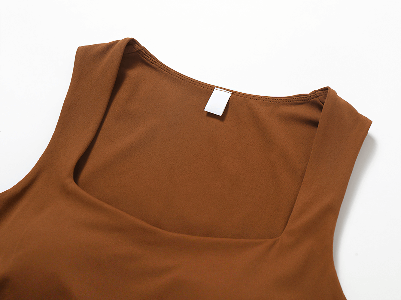 Versatile Workout Crop Tank for Fitness in warm brown tone, perfect for active women seeking flexibility and style during workouts.