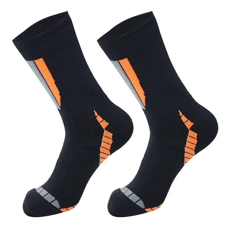 Warm waterproof high socks for men and women, knee-high, breathable cotton, anti-bacterial, perfect for hiking and camping, SF1628.
