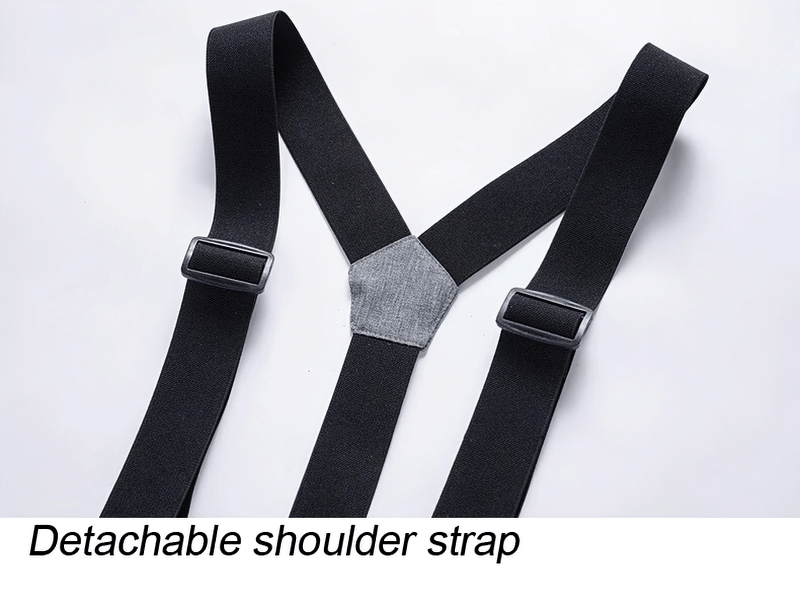 Black detachable shoulder straps for outdoor sports ski suit SF1783