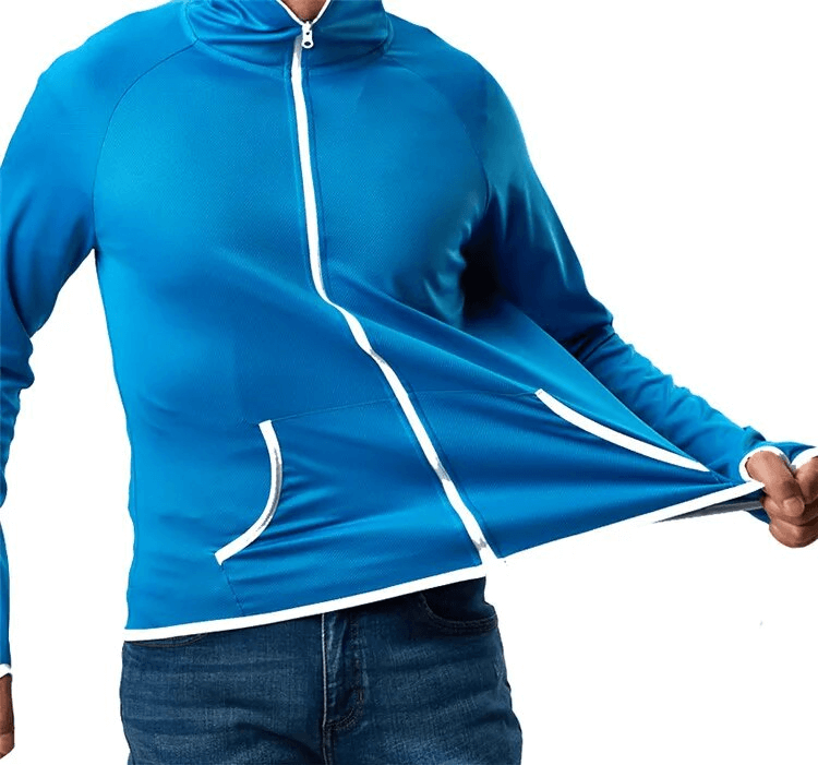 Waterproof Elastic Men's Jacket with Hood - SF1716