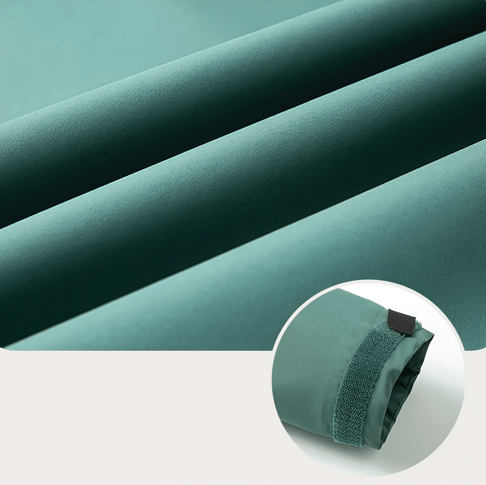 Close-up of fabric texture and sleeve detail from Waterproof Hooded Outdoor Hiking Rain Jacket - SF4217, showcasing durability and design.