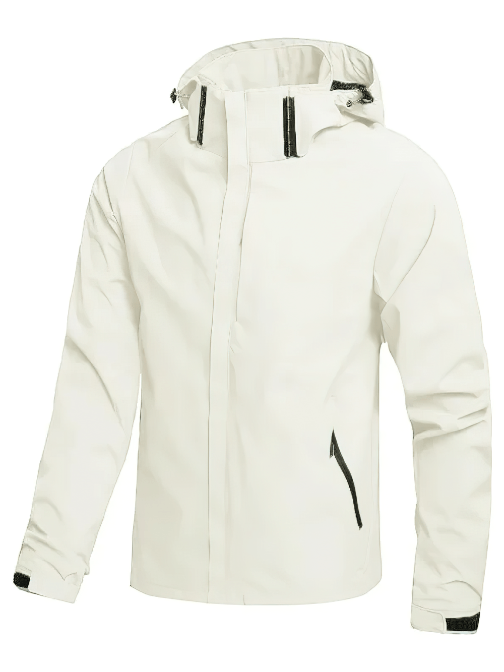 Waterproof Hooded Rain Jacket for Hiking Days - SF4684, lightweight, windproof with full zipper and secure pockets.