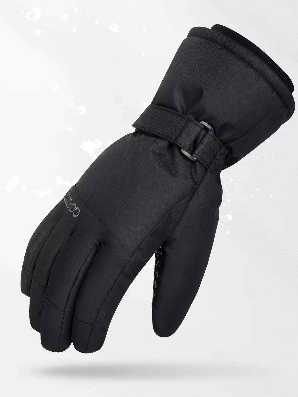 Waterproof insulated ski glove with adjustable strap and slip-resistant palm, perfect for winter sports and snowboarding, model SF2554.