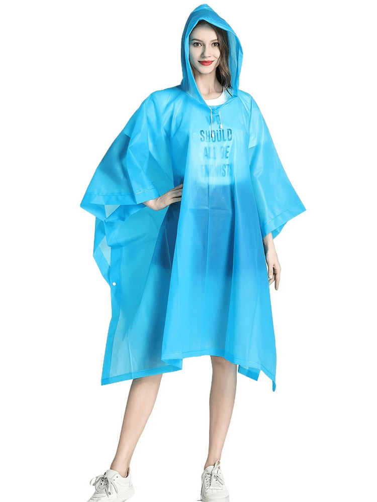 Wasserdichter, wiederverwendbarer, transparenter Regenmantel für Damen – SF1979 