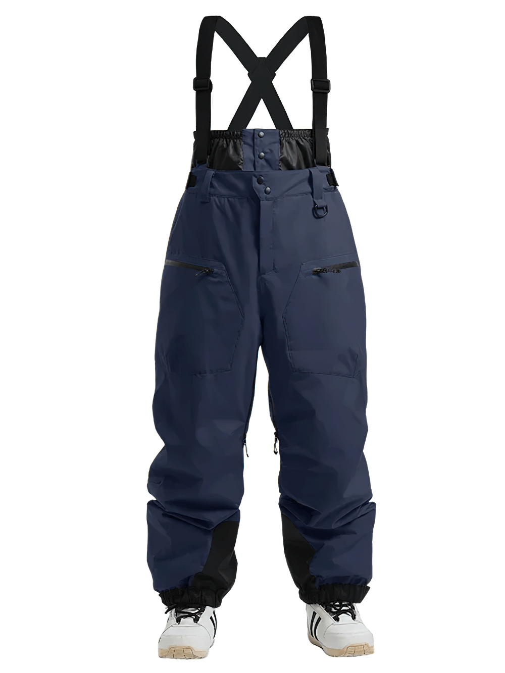 Waterproof Ski Pants with Adjustable Suspenders - SF4272 featuring windproof design and zipper pockets for skiers and snowboarders.