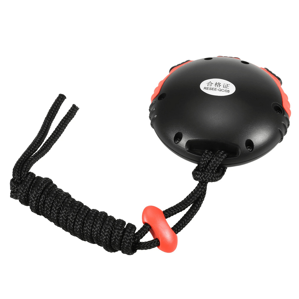 Waterproof SF3081 Digital LCD Stopwatch with wrist strap, perfect for sports and training, featuring a robust chronograph function.