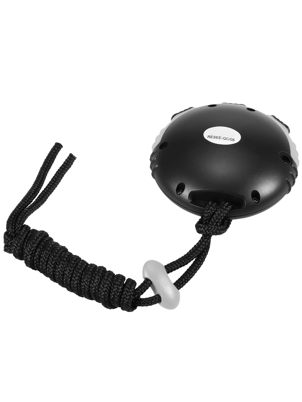 Back view of waterproof sports timer SF3081 with durable strap, ideal for precise timing in sports like swimming and football.