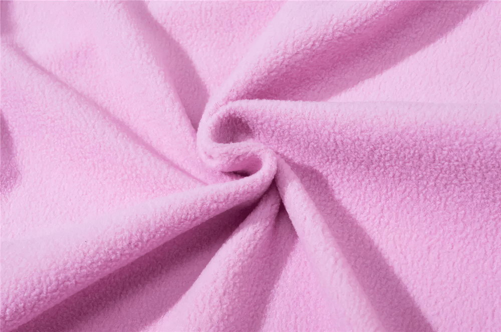 Soft fleece lining of Waterproof Windbreaker Jacket with Fleece Lining - SF3576, showcasing cozy texture in vibrant pink.