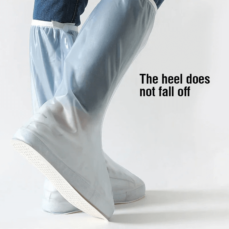 Unisex waterproof boot covers SF2205 with non-slip sole for rain protection and easy zipper access.