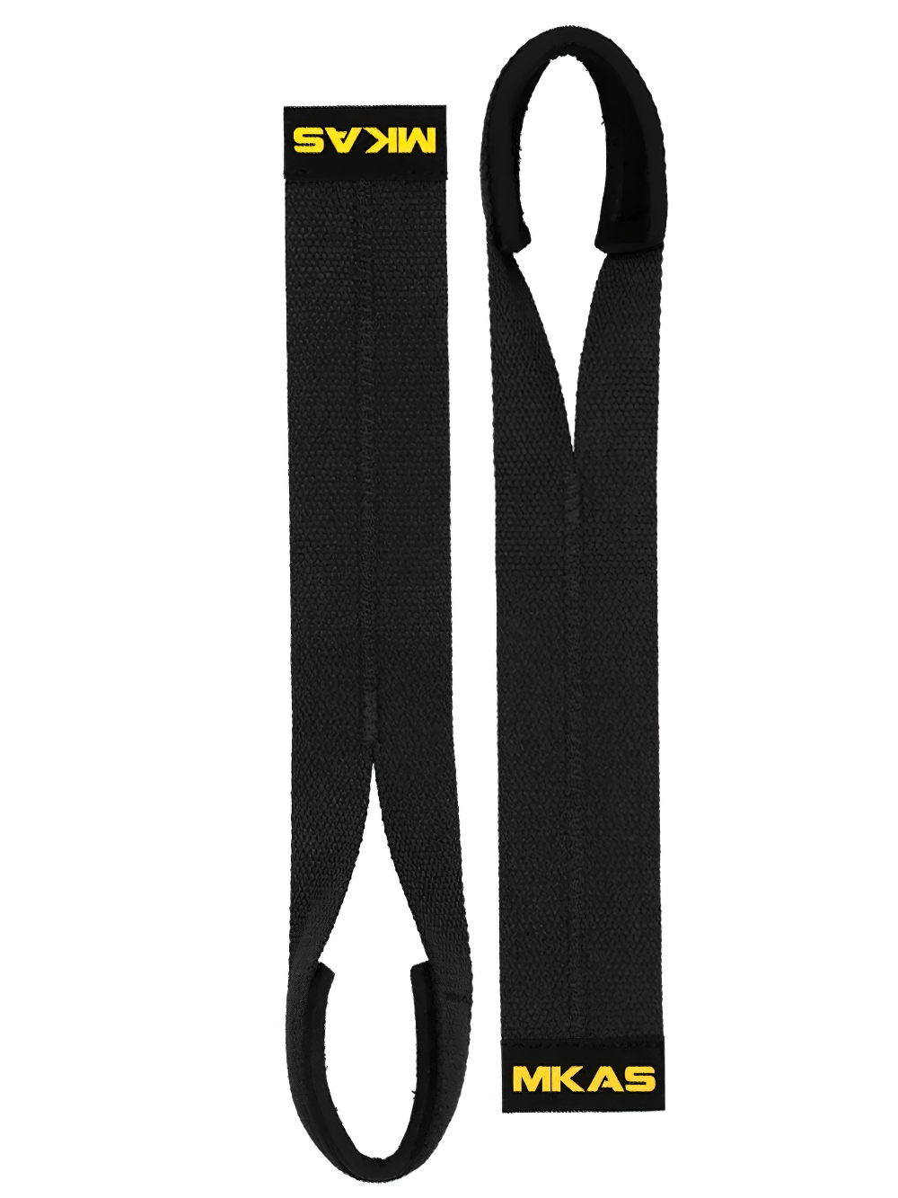 Black weight lifting wrist straps for gym and deadlifts, featuring secure fit and support, perfect for enhancing grip and reducing wrist strain.