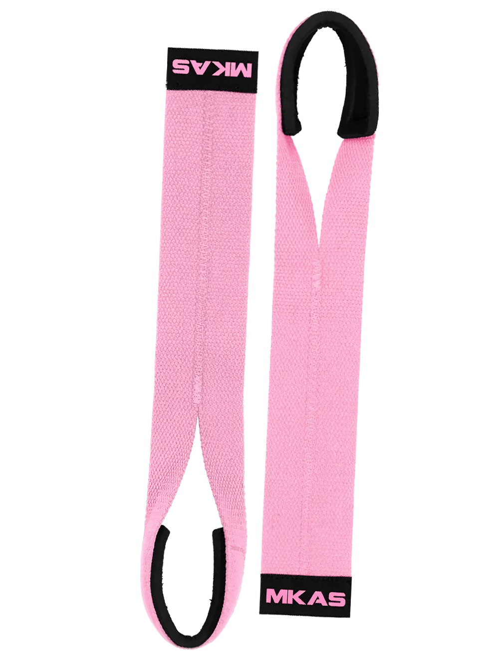 Pink weight lifting wrist straps for gym and deadlifts, model SF3163, offering wrist support and durability for workouts.