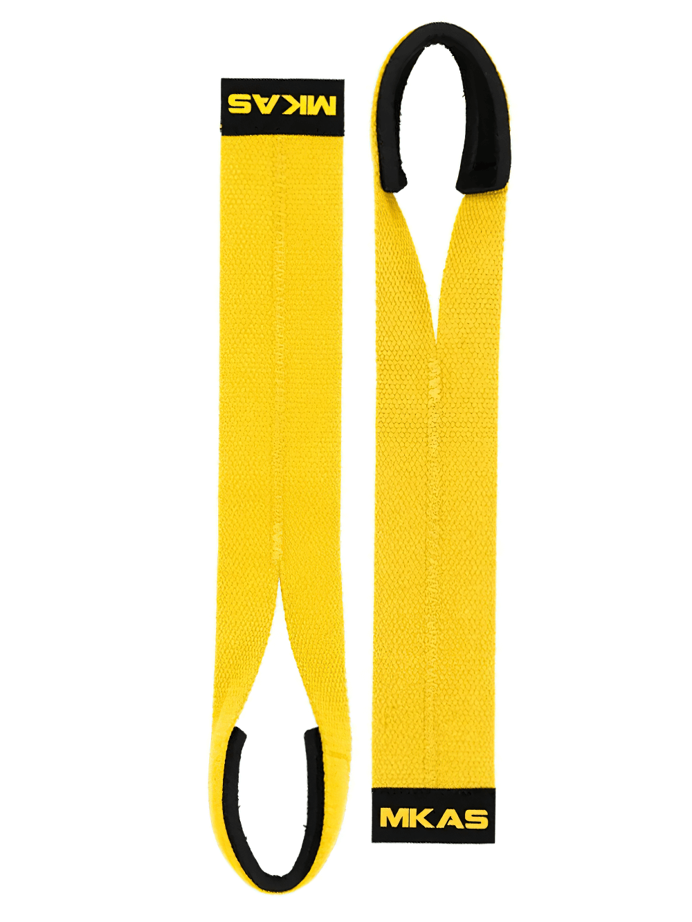 Yellow weight lifting wrist straps for gym and deadlifts, SF3163 model, with enhanced grip and wrist support for training.