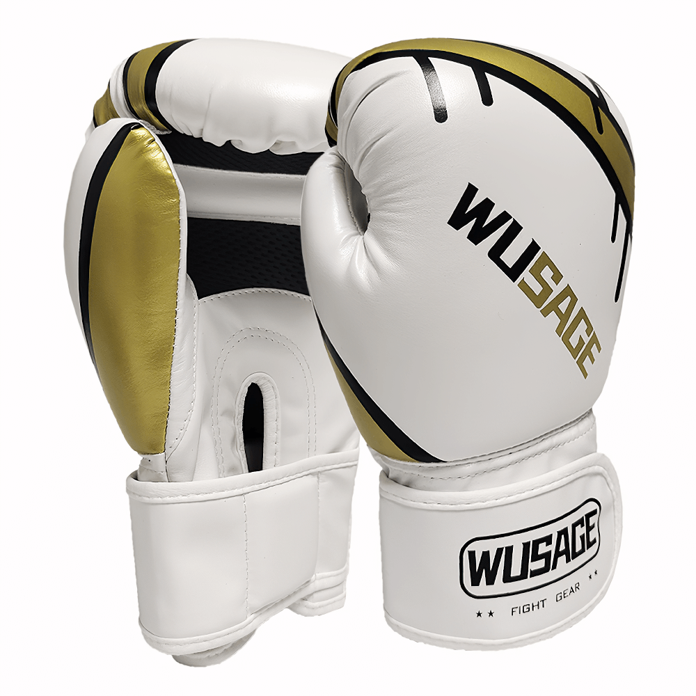 White Boxing Gloves for Training and Sparring - SF2737