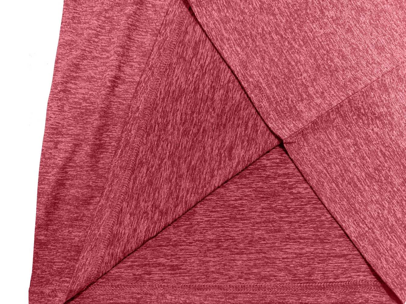 Close-up of red elastic fabric for Wide Shoulder Fitness Tank Top for Sports - SF4139 showing texture and design.