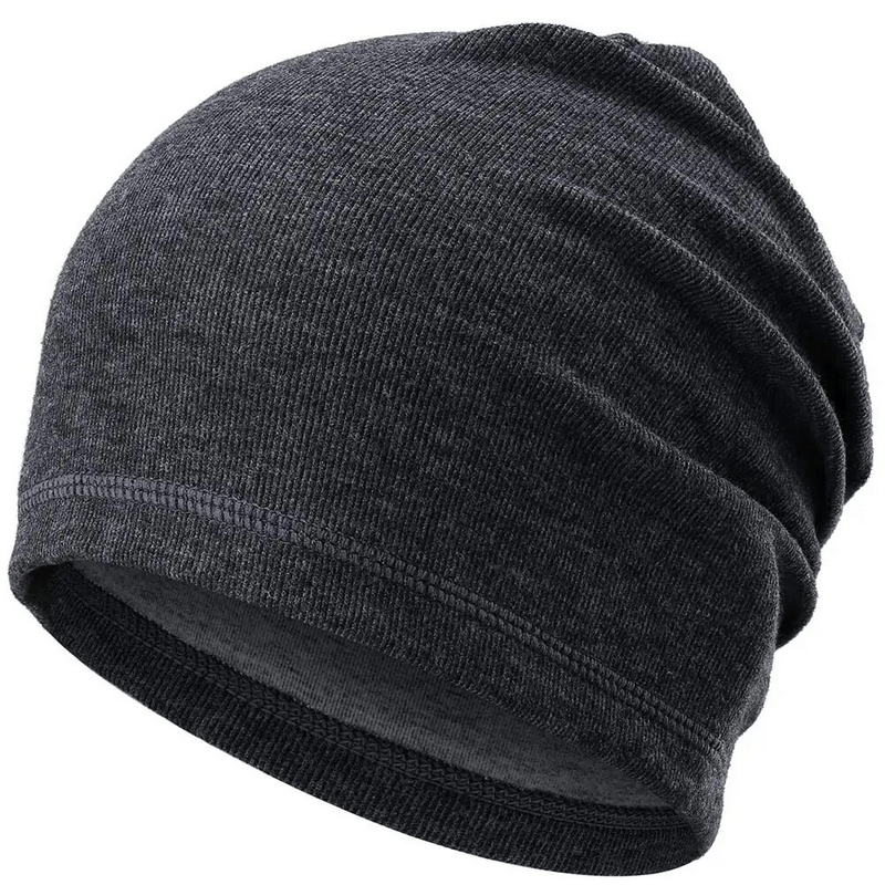 Winddichte, weiche, einfarbige Fleece-Mütze, Unisex – SF1664 