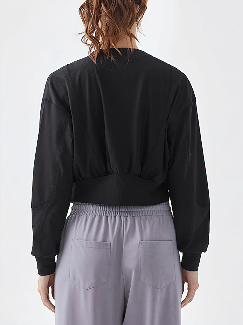 Women’s Zipper Quick Dry Fitness Short Jacket - SF2111