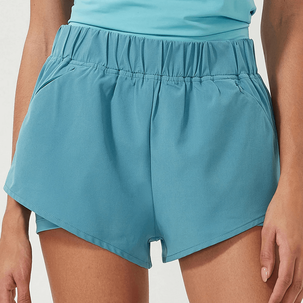 Women's 2-in-1 Athletic Shorts with Pockets - SF2234