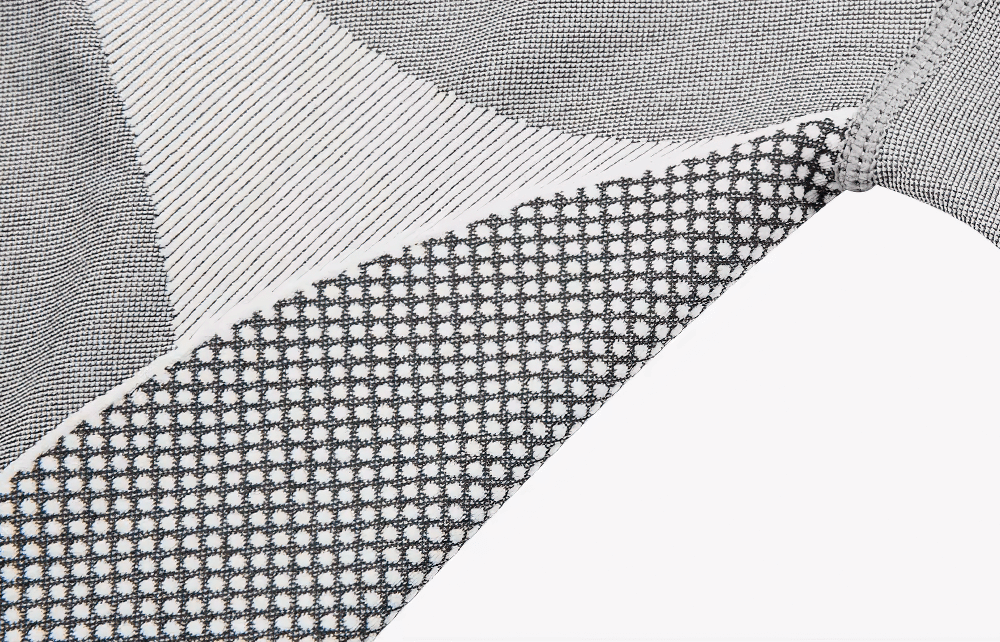 Close-up of Women's Thermal Cycling Base Layer Mesh Fabric SF2602, showcasing breathable and flexible design.