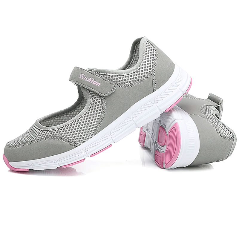 Atmungsaktive vulkanisierte flache Damenschuhe / Superleichte Mesh-Sneaker – SF1367