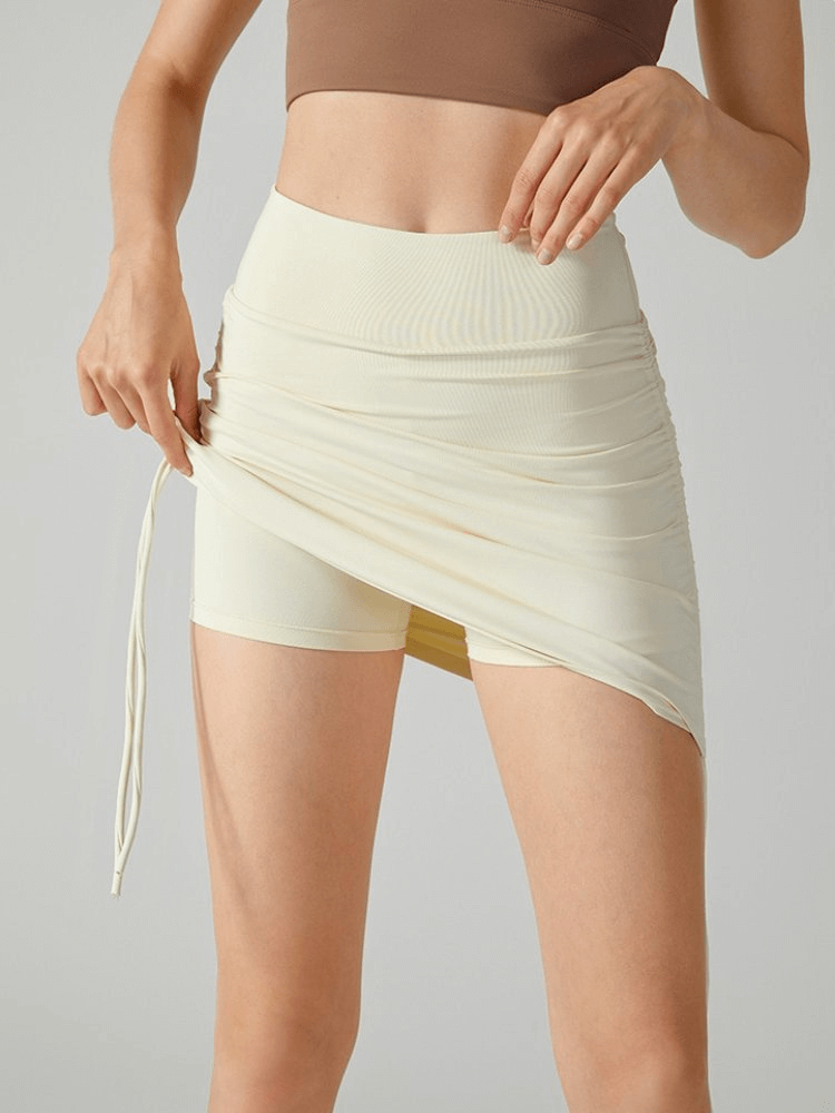 Women's Elastic Sport Skirt-Shorts with Adjustable Length - SF1269