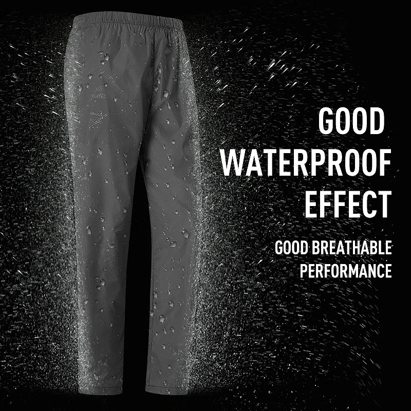 Women's waterproof track pants with elastic waist showcasing breathability and durability, perfect for outdoor activities.
