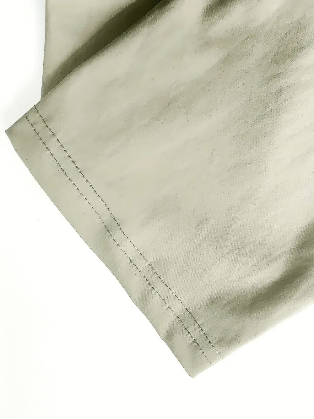 Alt Tag: Women's Quick-Dry Ankle Pants with Zip Pockets - SF4404 close-up of ankle hem stitching, smooth quick-dry fabric