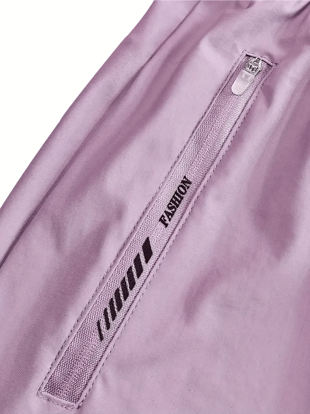 Women's Quick-Dry Ankle Pants with Zip Pockets - SF4404 close-up of zip pocket detail on quick-dry fabric—zip it, stash it, go!