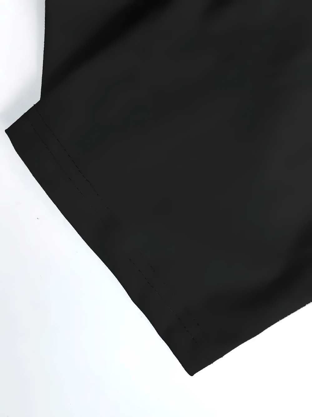 Alt Tag: Women's Quick-Dry Ankle Pants with Zip Pockets - SF4404 black ankle hem close-up, smooth seams, quick-dry stretch fabric