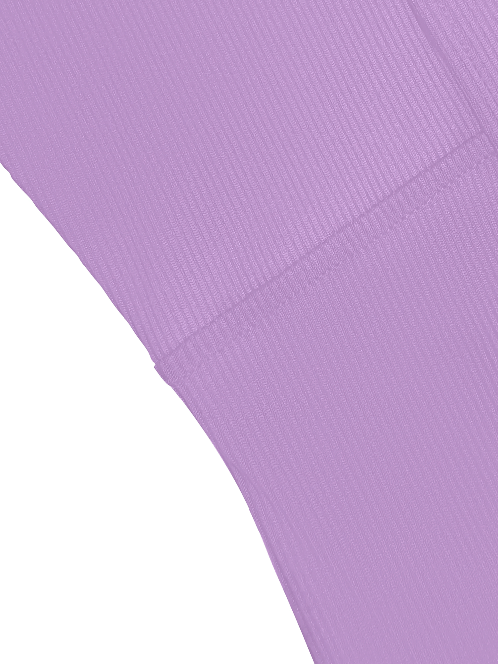 Close-up of ribbed fabric from Women's Ribbed Long Sleeve Zip Sports Jacket - SF4230 in vibrant lavender shade.