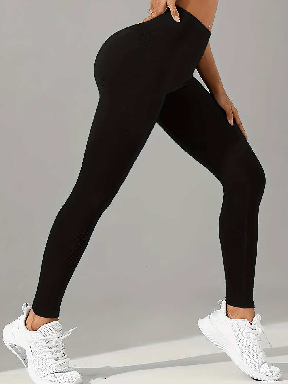 Women's Seamless Booty Lift Gym Leggings - SF4059: squat proof, high waist, sand washed leggings for yoga and workouts.