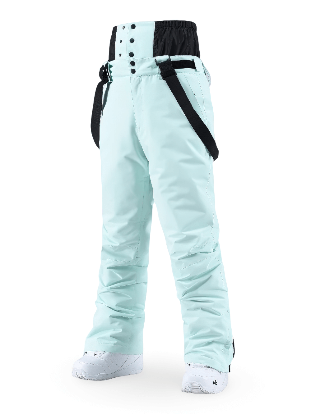 Women's Snowboard Pants with Waist Guard Straps - SF4263, insulated ski trousers, high waist, snow gaiters, winter slopes design.