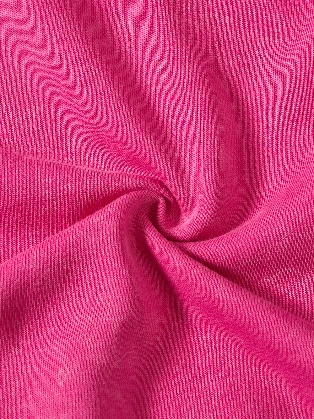 Alt Tag: Women's Washed Zip-Up Hooded Casual Sport Hoodie - SF4508 washed pink cotton fabric close-up, soft slight-stretch texture