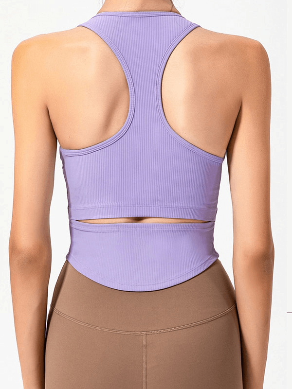 Débardeur de yoga pour femmes avec coussinets de poitrine / Vêtements de fitness pour femmes - SPF1402 