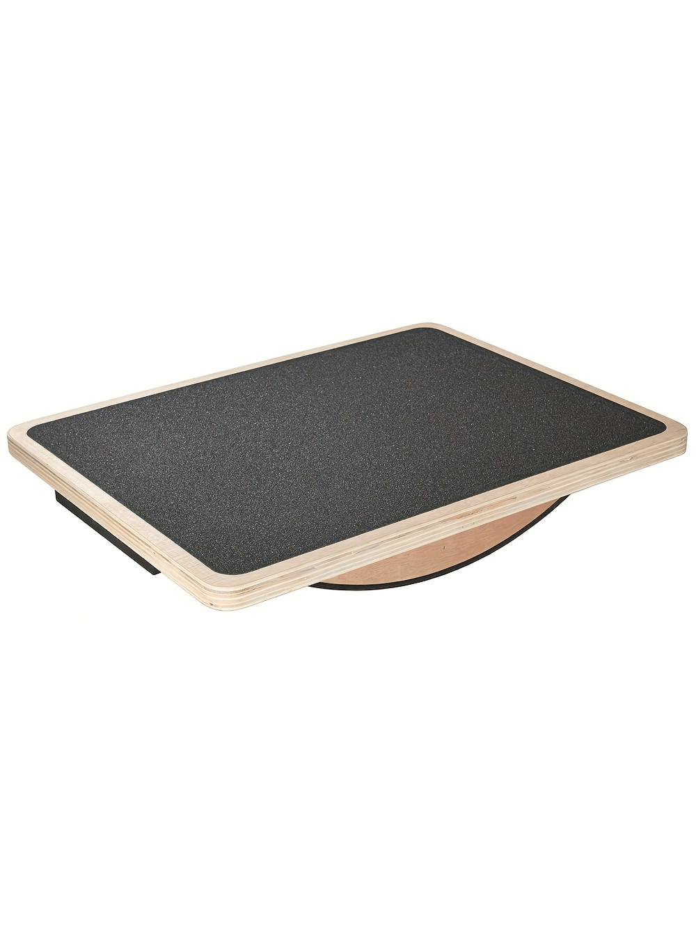 Wooden balance board with anti-slip surface for stability training and physical therapy, model SF2814.