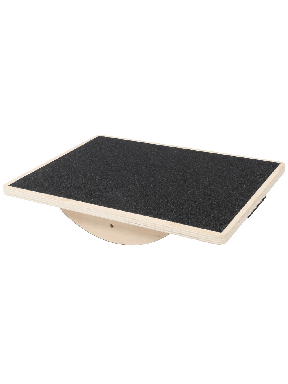 Wooden rectangular balance board for core training and stability with non-slip surface - Ideal for yoga and physical therapy.