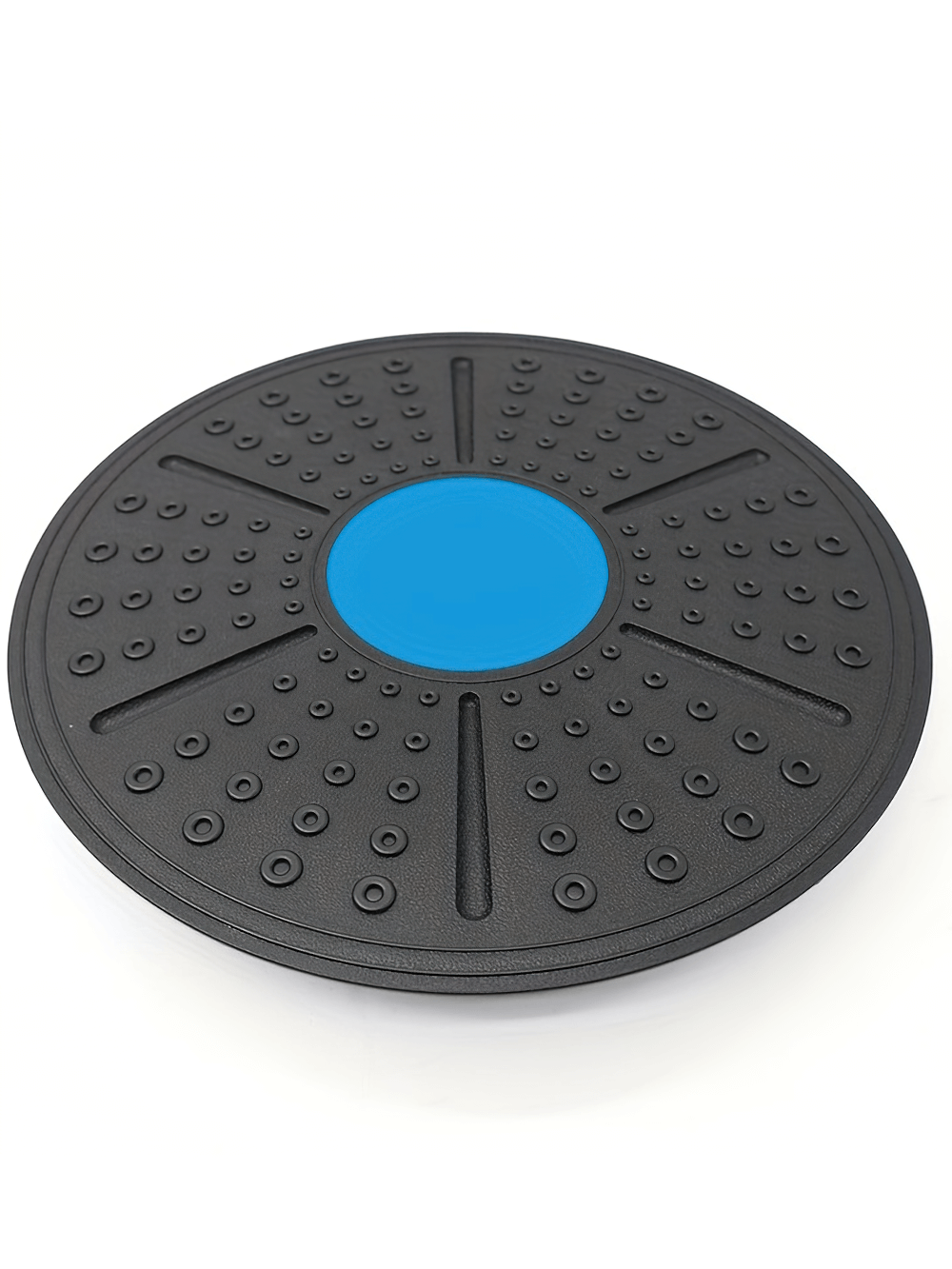 Yoga balance board SF2810 in blue, features non-slip design for core strength training, perfect for home workouts and stability improvement.