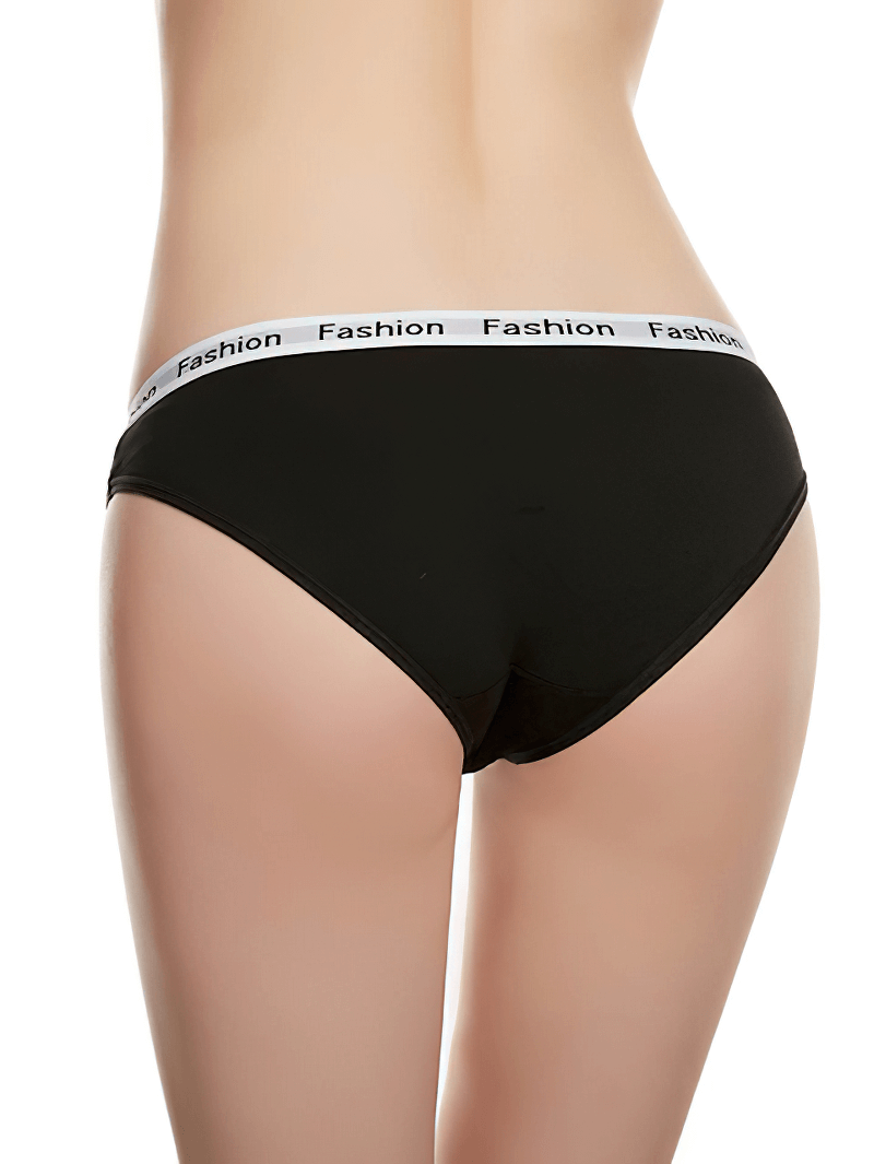 1 Pcs Cotton Elastic Waist Soft Briefs / Sports Underwear for Women - SF0697